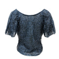 Ladies' New Arrival Sequins Bling Bling Shining Sexy Fashion Top